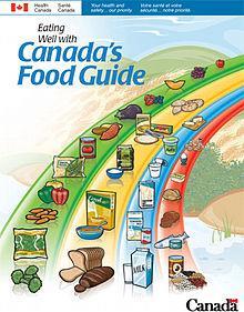 Canada s Food Guide A government document that identifies and promotes a pattern of eating that