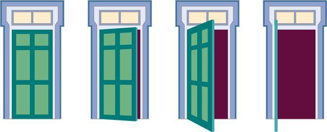 Shape Constancy Regardless of the angle, we still perceive all the doors as rectangles Size