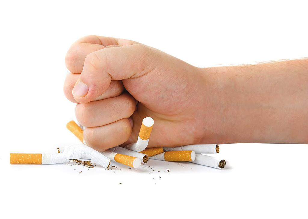 Section 8 Stop Smoking The use of ANY tobacco products will cause the arteries in your body to tighten and will cause your heart to work harder. STOP SMOKING Smoking makes it harder to breathe.