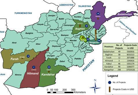 2. ALTERNATIVE DEVELOPMENT in POPPY CULTIVATING DISTRICTS The trend in recent years of decreased investments in Afghanistan could be related to factors such as the beginning of withdrawal of