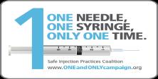 providers should: Never administer medications from the same syringe to more than one patient, even if the needle is changed Never enter a vial with a syringe or needle that has been used for a