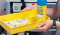 bin when carrying a bin While disposing Inspect container Keep hands behind sharps Never put fingers/hands into container If you are disposing sharps with attached tubing Be aware that tubing