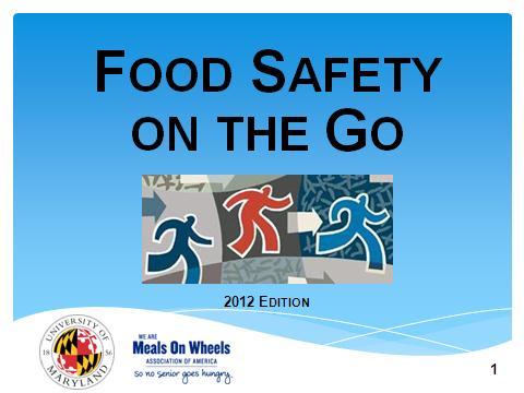 Module 1 Food safety basics Length ~30 minutes Trainer note Welcome participants, introduce yourself and have participants introduce themselves.
