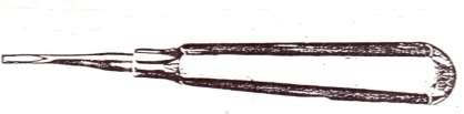 B. Coupland s chisel (elevator): It is similar to straight elevator but the working end is sharp and straight cut, used for chiseling of bone to create point of application or to split of teeth.