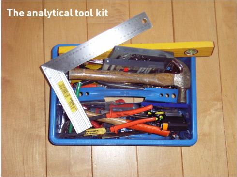 The analytical tool kit Many