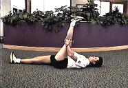 Range of Motion Exercises FLEXION: A) Wall Slides Lie on your back with your hips flexed 90 degrees and your foot