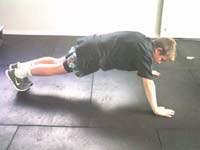 Non-Band Exercise Descriptions Push Ups Set yourself on the ground, face down with your hands slightly wider than shoulder width