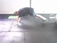 When your chest touches the floor, explode back up to the start position. Burpees Stand with your feet shoulder width apart.