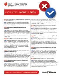 High cholesterol levels can also result from your genetic background. If one or both parents have high cholesterol, it s more likely that you will, too.