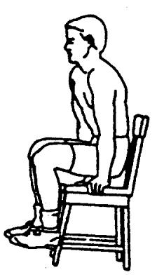 5a. Prone Horizontal Abduction (Neutral) Lie on table, face down, with involved arm hanging straight to floor, palm facing down. Raise arm to the side, parallel to the floor.