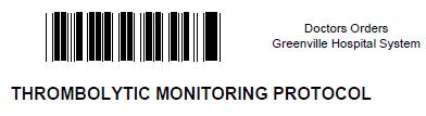Standardized monitoring protocol Includes