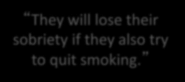 t quit I ve always heard smoking