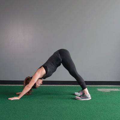 One-Legged Dog (Eka Pada Adho Mukha Svanasana) This pose opens up your side body and your hips, and quiets the mind while developing confidence. It s not a bad addition to a morning practice.