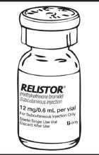 Instructions for Use RELISTOR (rel-i-store) (methylnaltrexone bromide) injection, for subcutaneous use Vial and Syringe with Retractable Needle in Tray Read this Instructions for Use before you start