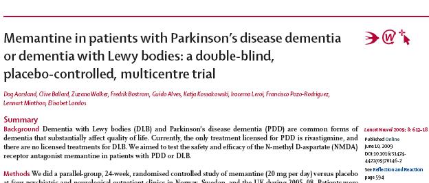 63 patients with DLB or PDD randomised to