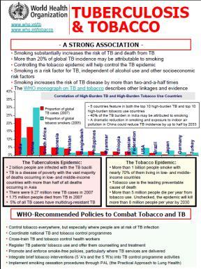 system for treating tobacco dependence in primary care" TB & Tobacco policy fact sheet developed by GTB and TFI