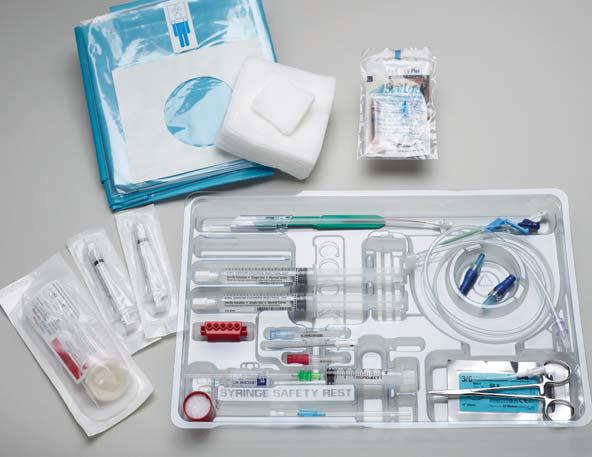 STANDARD COOK CATHETER TRAY The standard Cook Catheter Tray includes the following components: Multi-lumen central venous catheter (The power-injectable central venous catheter with Luer-lock end