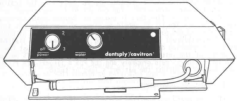 Figure 3-6. Ultrasonic dental unit. b. Operation. The ultrasonic unit should be operated according to the manufacturer's instructions.