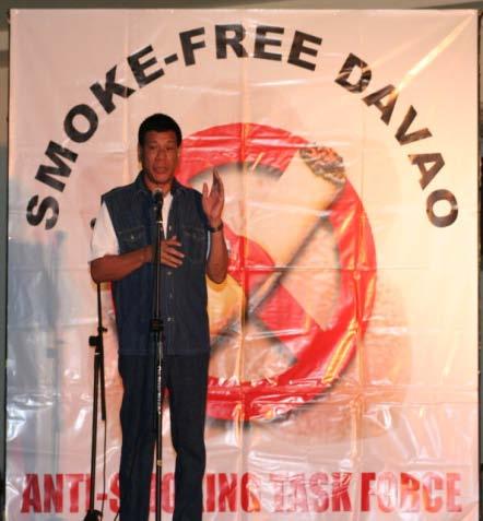 Health/Manuel Mondragon Then Mayor of Davao City Rodrigo Duterte