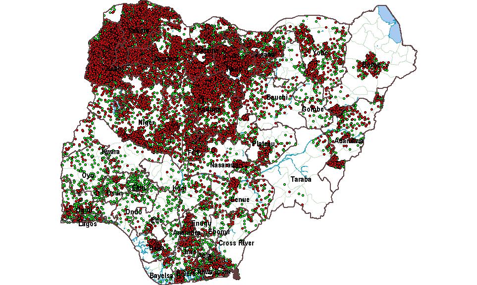 Nigeria Suspected and Confirmed Measles Cases, Weeks 1-17, 2013 Age distribugon 80% <5 years