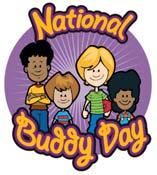National Buddy Day focuses on the ways in which kids can help other kids to learn positive behaviours, ultimately helping to reduce instances of bullying.