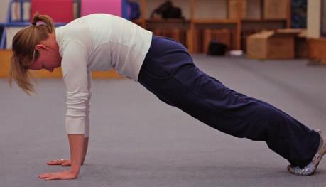 onto the thighs Gymnastics plank 2.