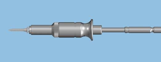 25 mm Drill Bit, J-latch, 44.5 mm, 8 mm stop Note: To implant a 10 mm self-tapping screw anchor, continue with Steps 4 5.