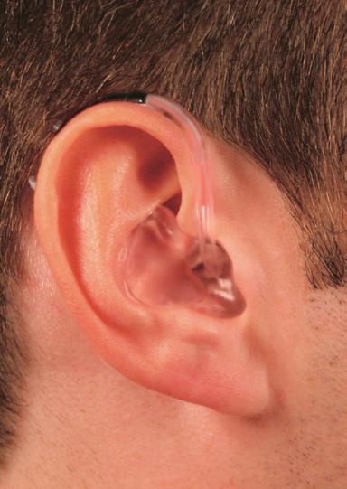 BEHIND-THE-EAR STYLES Mini BTE with Slim Tube Mini BTEs are designed to hide behind the outer ear and discretely route sound into the ear canal through an ultra-thin tube.