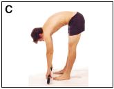 Move slowly back to position and inhale deeply. Repeat 10 times 1.