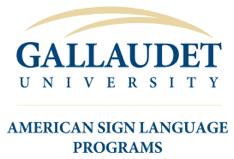 Page 1 of 8 Department of American Sign Language and Deaf Studies PST 304 American Sign Language IV (3 credits) Formal Course Description This course is a continuation of ASL 201/PST 303,