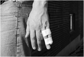 Splinting Forearm, Wrist, and Hand Injuries Soft splint Roll of bandage placed in hand Tie forearm, wrist, and hand into fold of one pillow