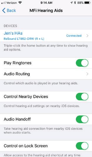 Wait for authentication When you tap on Pair in the dialogue box, your ReSound Smart Hearing aid and Apple device need time to