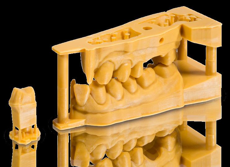 SMART MATERIAL SELECTION VarseoWax Model The resin for 3D printing of dental models VarseoWax Model is a resin for 3D printing of implant models, full and partial dental models, models with removable