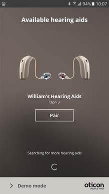 If someone else s hearing aids appear, try to search for your hearing aids