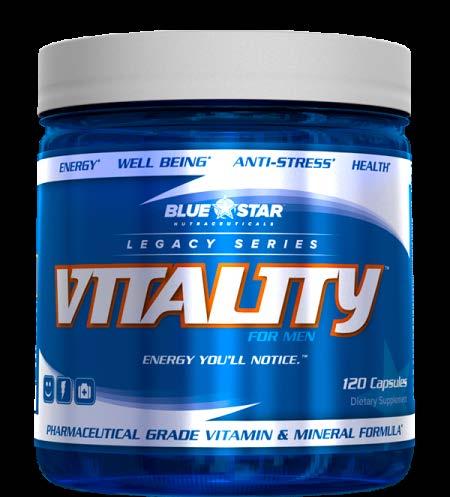 MULTI VITAMIN The essential nutrition provided in a multi vitamin supplement can keep you performing optimally and keep you in the gym, and avoid sickness and set backs.