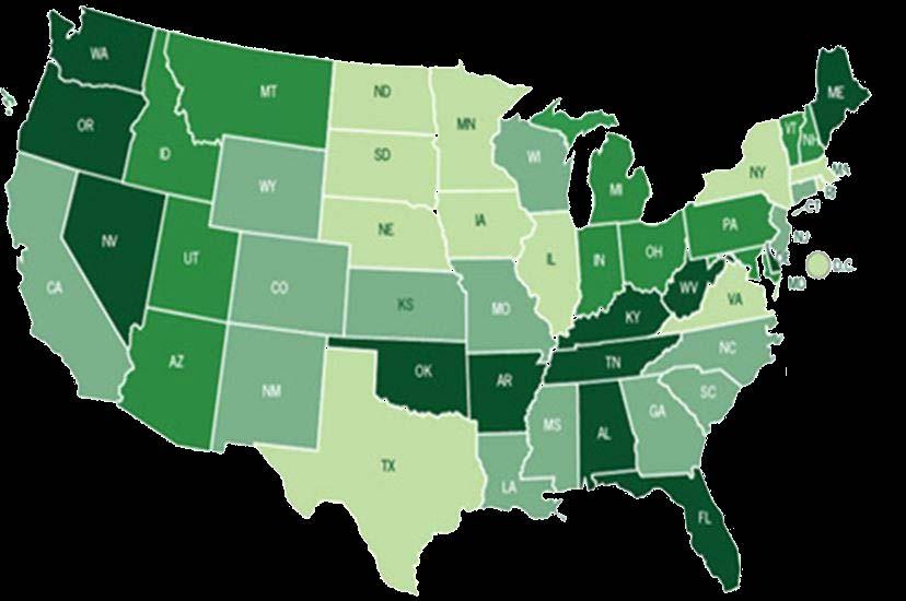 state per 10,000 people (2010)