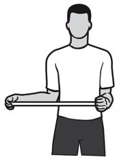 Begin passive shoulder exercises, do not force or push into pain: Sitting in a chair alongside a table, slide the arm along the table top away from the body, do not let your shoulder flex over 90