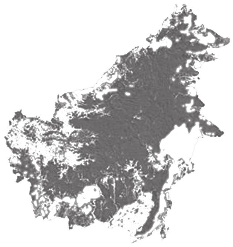 8 4 Figure 4 shows the amount of forest cover on an island in Asia, in 1973 and in 2010.