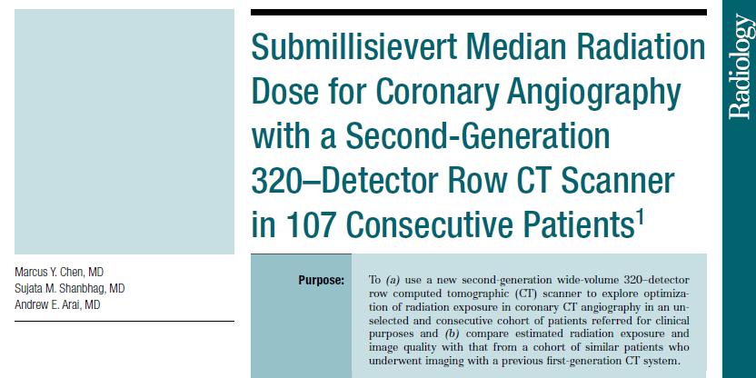 Volumetric CT 2 nd, 3 rd generation: 275 msec Wide range HR with prospective triggering with singleheart-beat CCTA in vast majority of