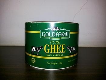 1 Goldfarm Pure Ghee is a pure clarified milkfat produced from fresh cream and has undergone crystalization