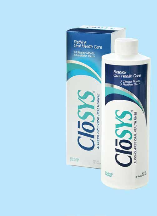 2 STEP TWO PRE-RINSE WITH CLOSYS CloSYS will prepare your teeth for brushing. This ph neutral rinse ensures that brushing teeth does not occur in an acidic mouth.