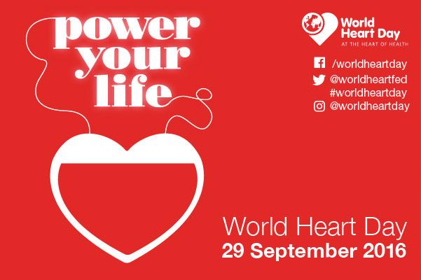 World Heart Day material can only be published with the following copyright statement within the image or next to it: World Heart Federation power your