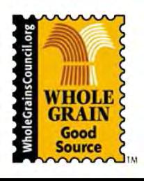 ):9 GROSS WEIGHT (lbs.): 10.5 Oz. GRAIN EQUIVALENT: 1 GE Whole Grain Flour (g): 12.7, 67.