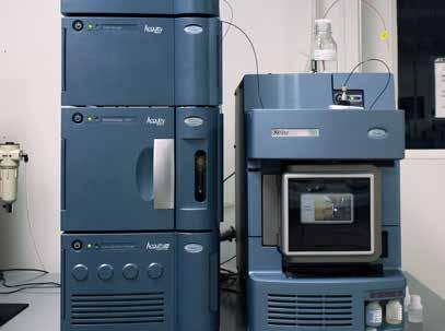 UPLC/MS/MS (LC/MS/MS-Triple Quad) Our Ultra Performance Liquid Chromatograph/ Mass Spectrometer/Mass Spectrometer instrument is the market s latest instrument with a state-of-the-art detection