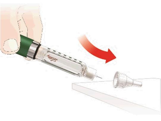 Replace Needle Outer Cap Remove The Needle Carefully replace the outer cap as instructed by your healthcare professional.