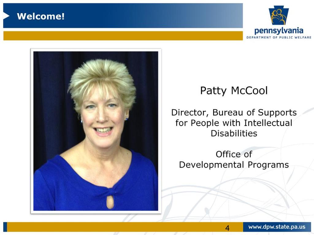 Hello. Welcome to the course ODP Deaf Services Overview, Lesson 2. My name is Patty McCool.