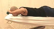 Prone extension The starting position for this exercise is to bend over at the waist so that the affected  