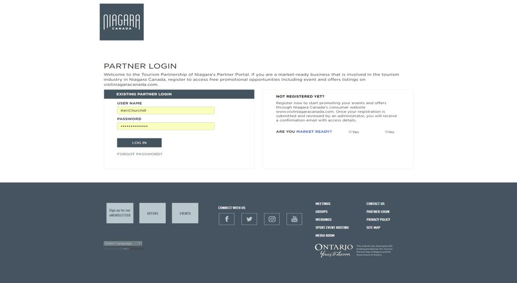 Step 1A: You can also access the login portal by going