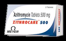 to Azithromycin anhydrous Exciepients 250 mg 10 x 10 s Antibiotic Each  to
