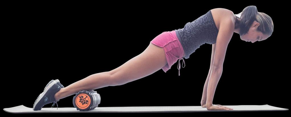 Extend your legs back as you straighten your body into a plank. Repeat and tuck the knees back in.
